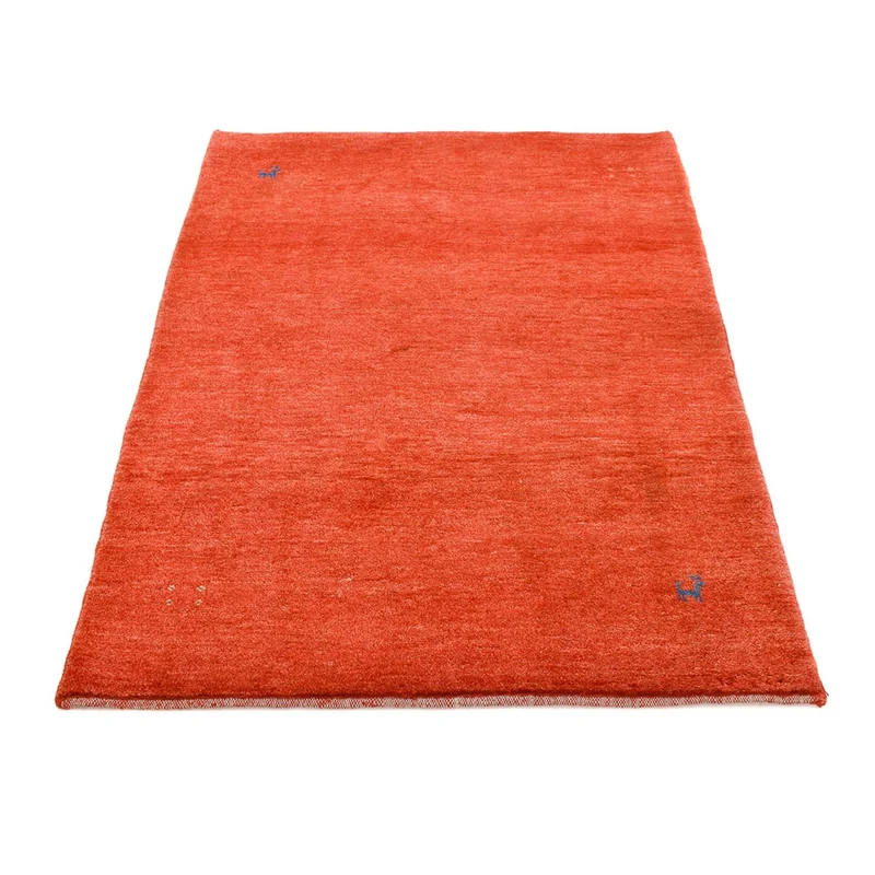 Gabbeh Persisch Teppich 125x174cm - Perserteppich Wollteppich - rot