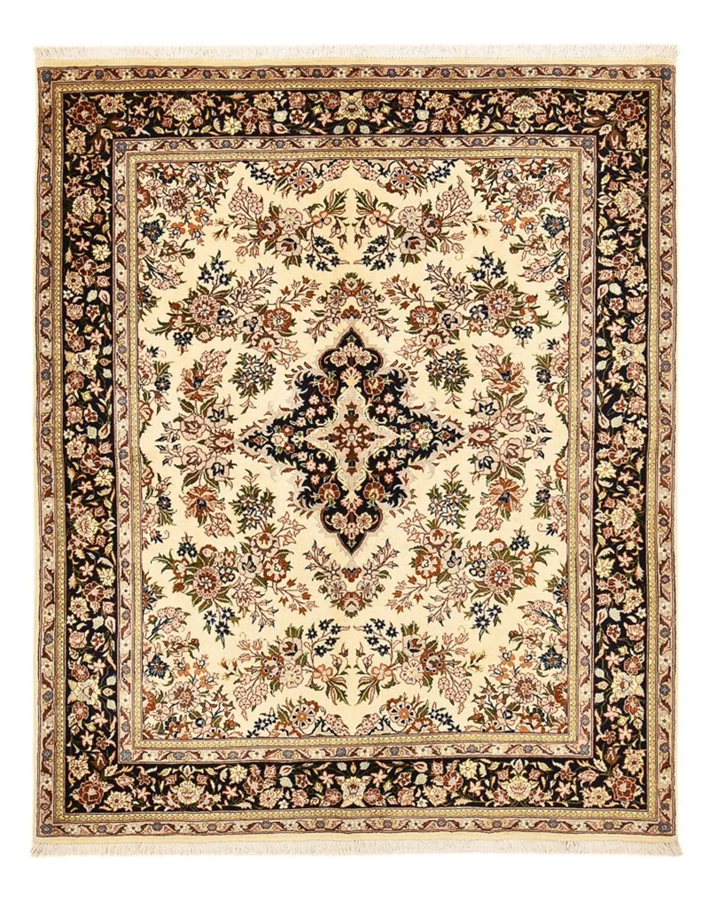 Sarough Teppich 170x218cm - Perserteppich - creme