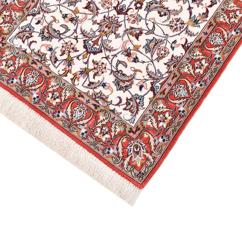 Isfahan Teppich 70x190cm - Perserteppich - dunkelbeige