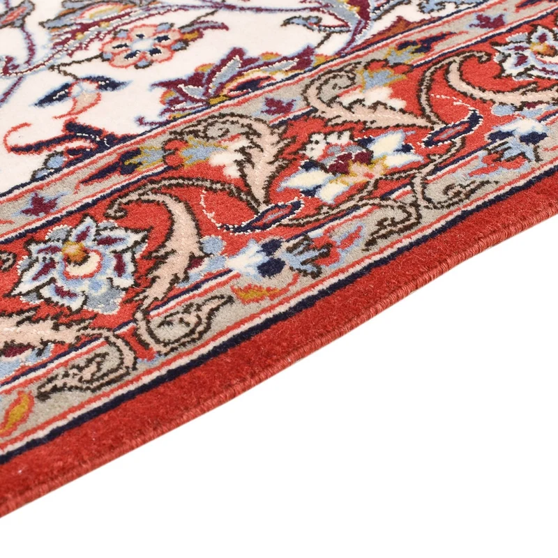 Isfahan Teppich 70x190cm - Perserteppich - dunkelbeige