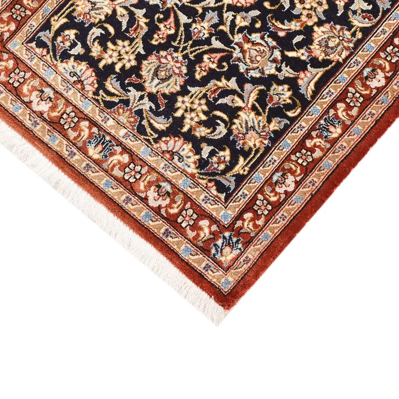 Läufer Perser - Ghom - Royal - 55 x 155 cm - dunkelblau