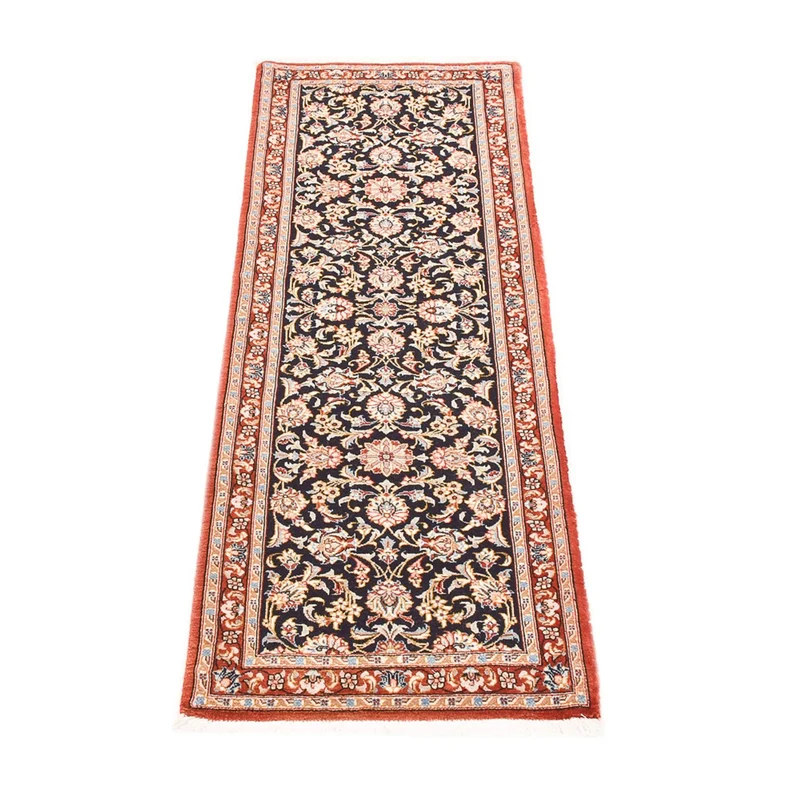 Läufer Perser - Ghom - Royal - 55 x 155 cm - dunkelblau
