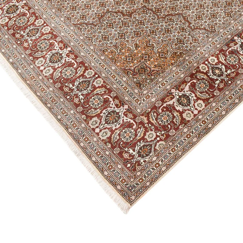 Täbriz - 40 Raj Teppich 247x252cm - Perserteppich - braun