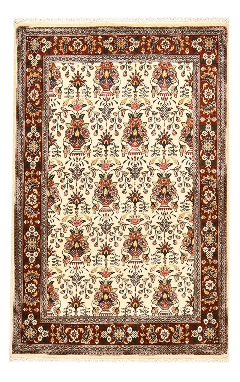 Sarough Teppich 107x162cm - Perserteppich - beige