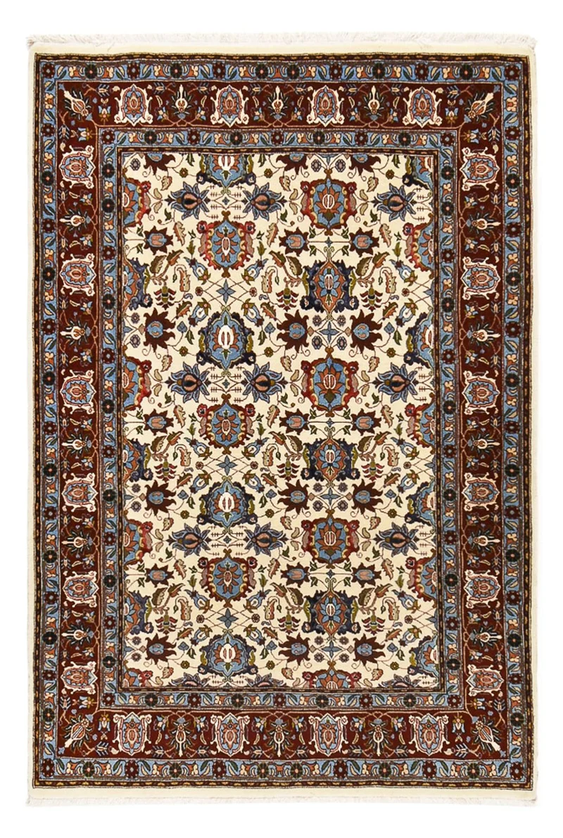 Waramin Teppich 147x212cm - Perserteppich - hellbeige