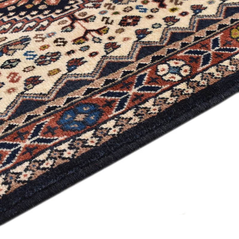 Yalameh Teppich 70x390cm - Perserteppich - hellbeige