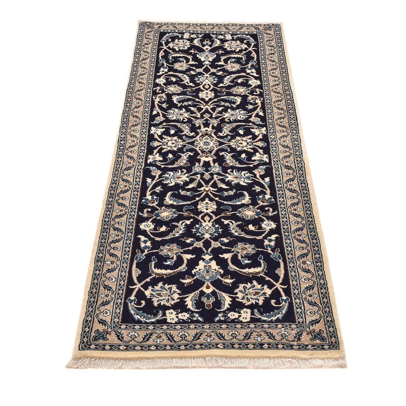 Nain - 9La Teppich 66x196cm - Perserteppich - dunkelblau
