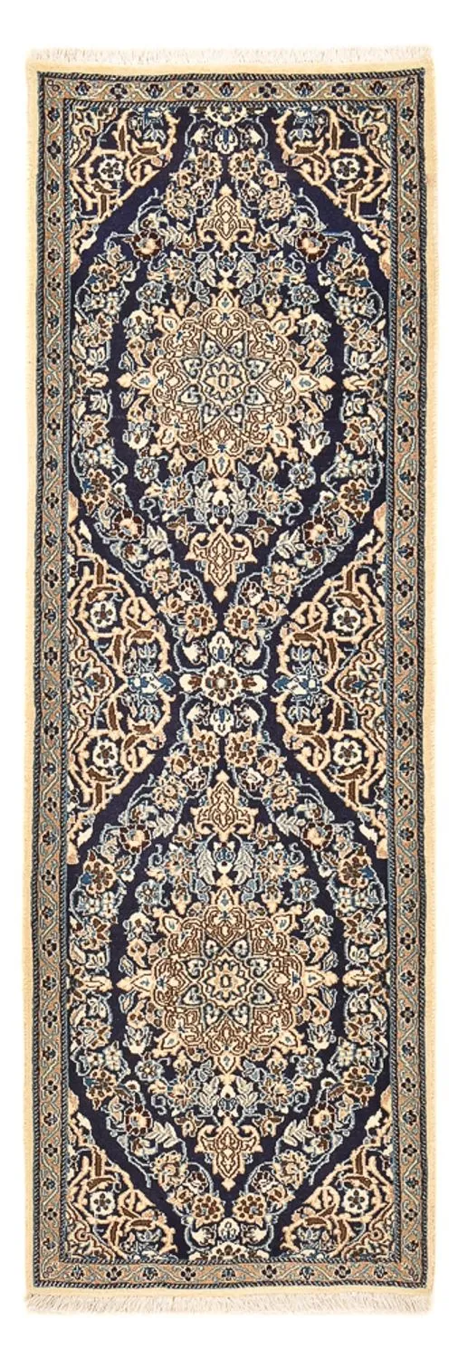 Nain - 9La Teppich 65x188cm - Perserteppich - dunkelblau