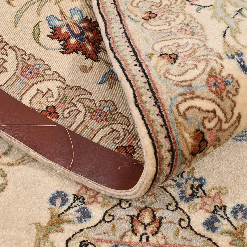 Ghom Teppich 77x193cm - Perserteppich - beige