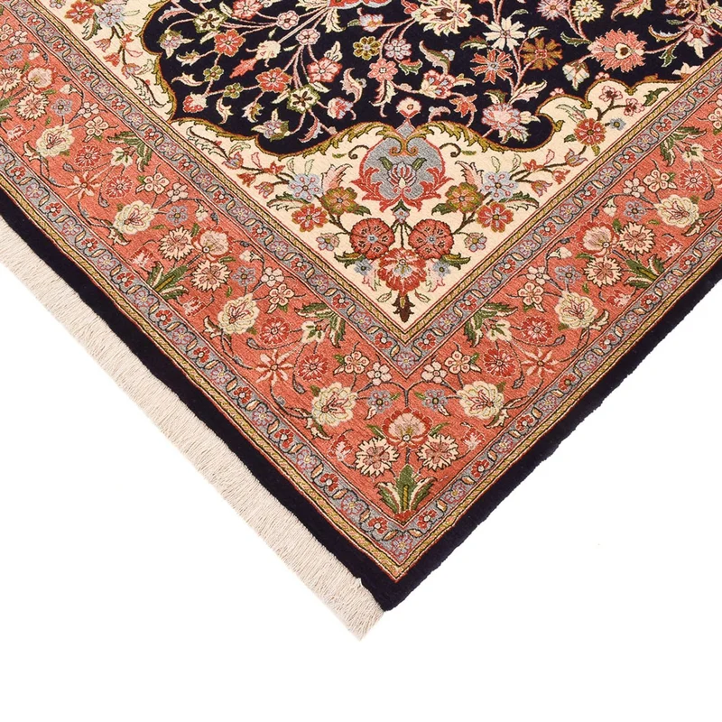 Ilam Teppich 140x227cm - Perserteppich - dunkelblau