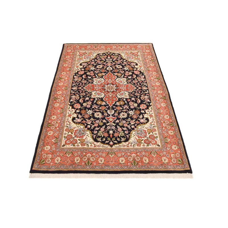 Ilam Teppich 140x227cm - Perserteppich - dunkelblau