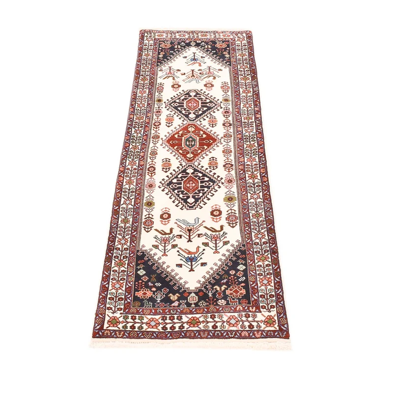 Läufer Gabbeh - Kaschkuli Perser - 63 x 200 cm - mehrfarbig