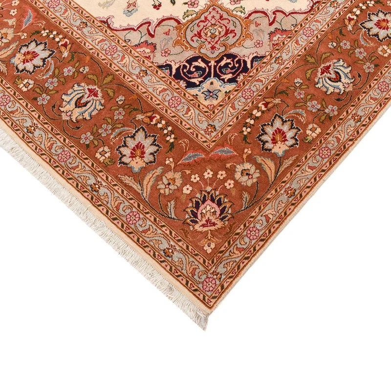 Täbriz - 40 Raj Teppich 250x275cm - Perserteppich - mehrfarbig