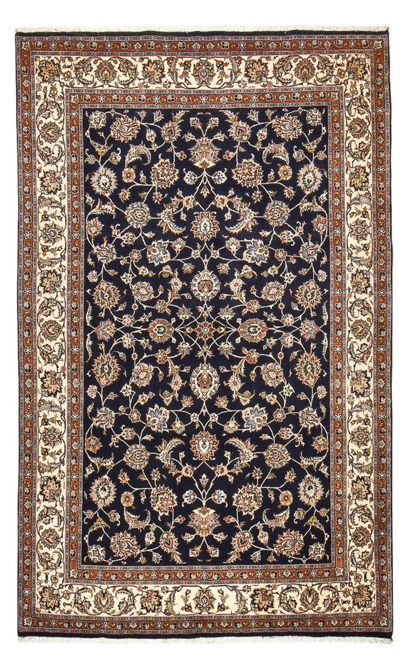Maschad Teppich 195x310cm - Perserteppich - dunkelblau