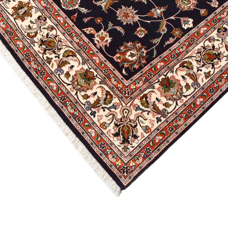 Maschad Teppich 192x283cm - Perserteppich - dunkelblau