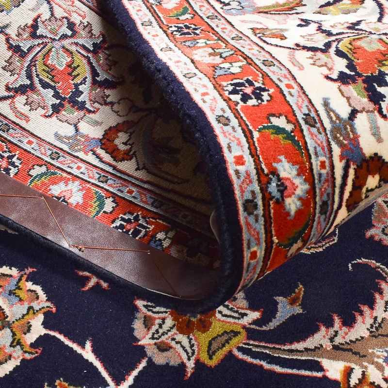 Maschad Teppich 192x283cm - Perserteppich - dunkelblau