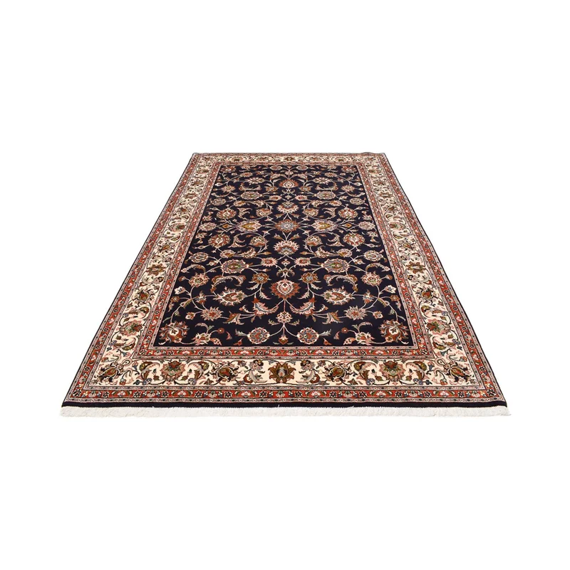 Maschad Teppich 192x283cm - Perserteppich - dunkelblau