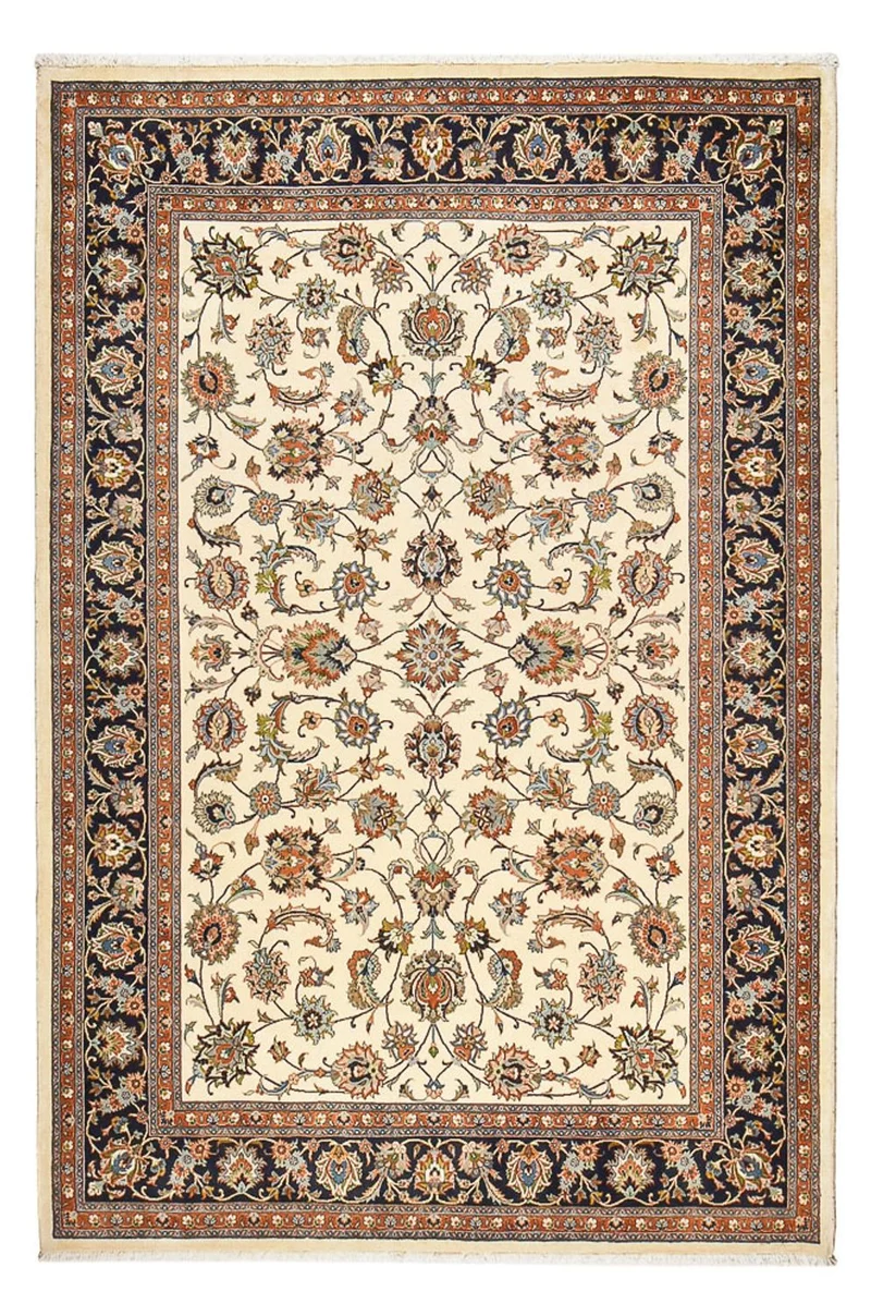 Maschad Teppich 199x293cm - Perserteppich - beige