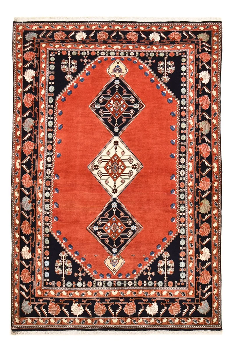 Kaschkuli Teppich 172x262cm - Perserteppich - hellrot
