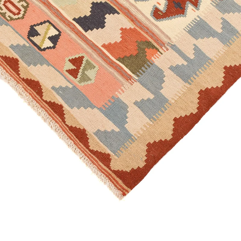 Kelim Fars Teppich 110x147cm - mehrfarbig