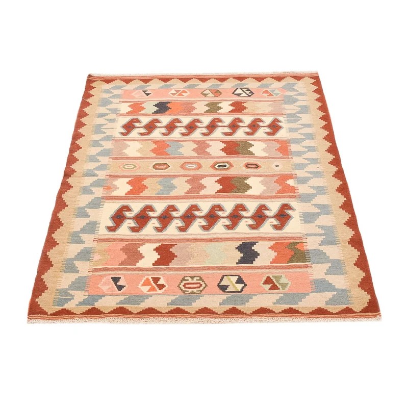Kelim Fars Teppich 110x147cm - mehrfarbig