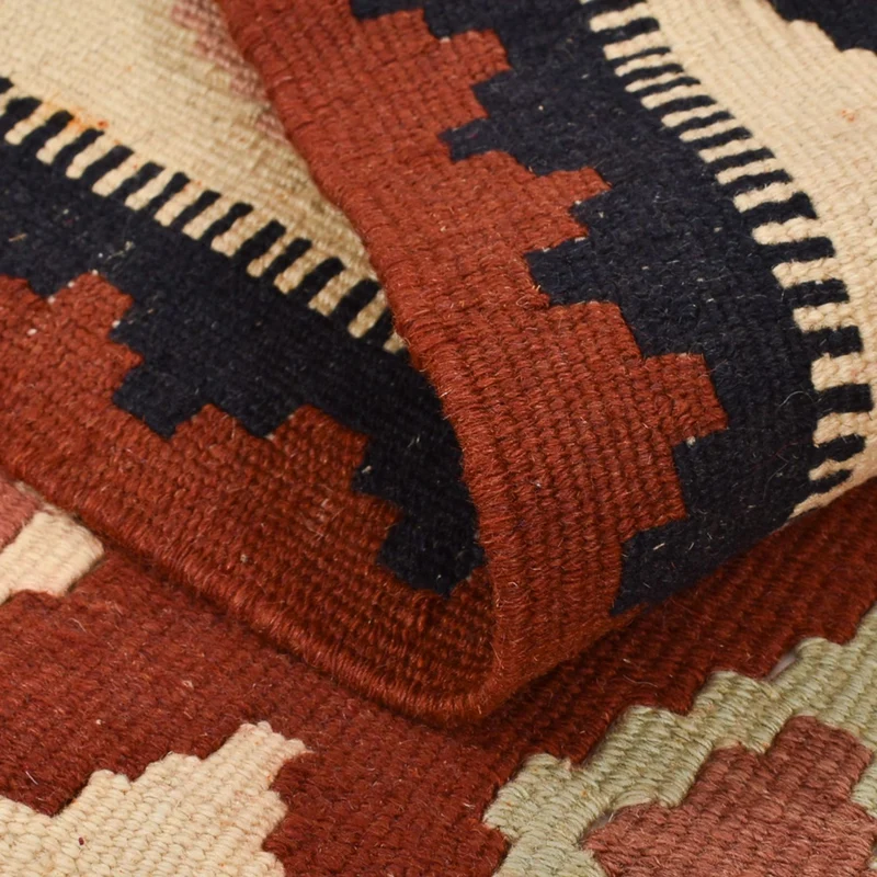Kelim Fars Teppich 100x153cm - mehrfarbig