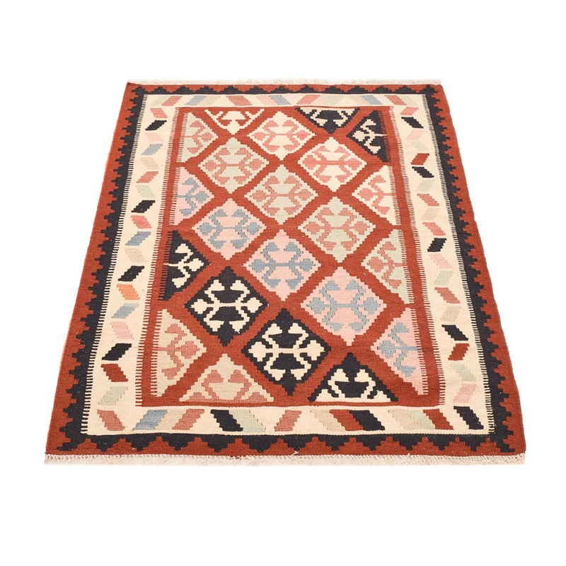 Kelim Fars Teppich 100x153cm - mehrfarbig