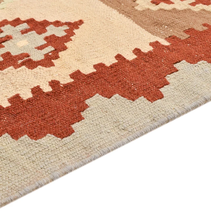 Kelim Fars Teppich 96x145cm - mehrfarbig