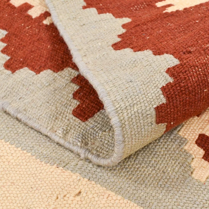 Kelim Fars Teppich 96x145cm - mehrfarbig