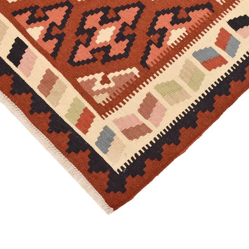 Kelim Fars Teppich 105x145cm - mehrfarbig