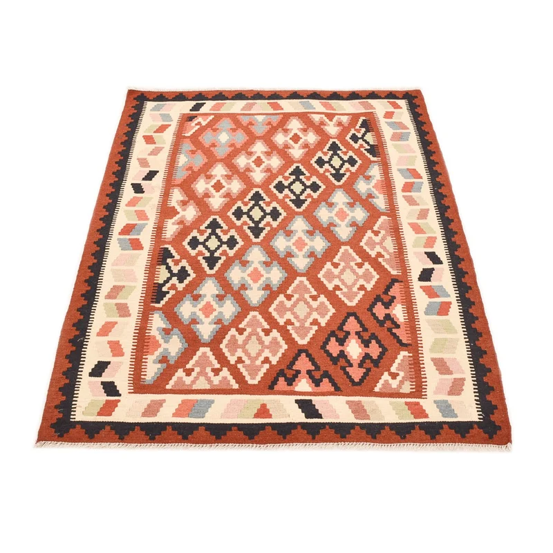 Kelim Fars Teppich 105x145cm - mehrfarbig