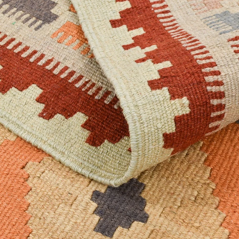 Kelim Fars Teppich 103x145cm - mehrfarbig