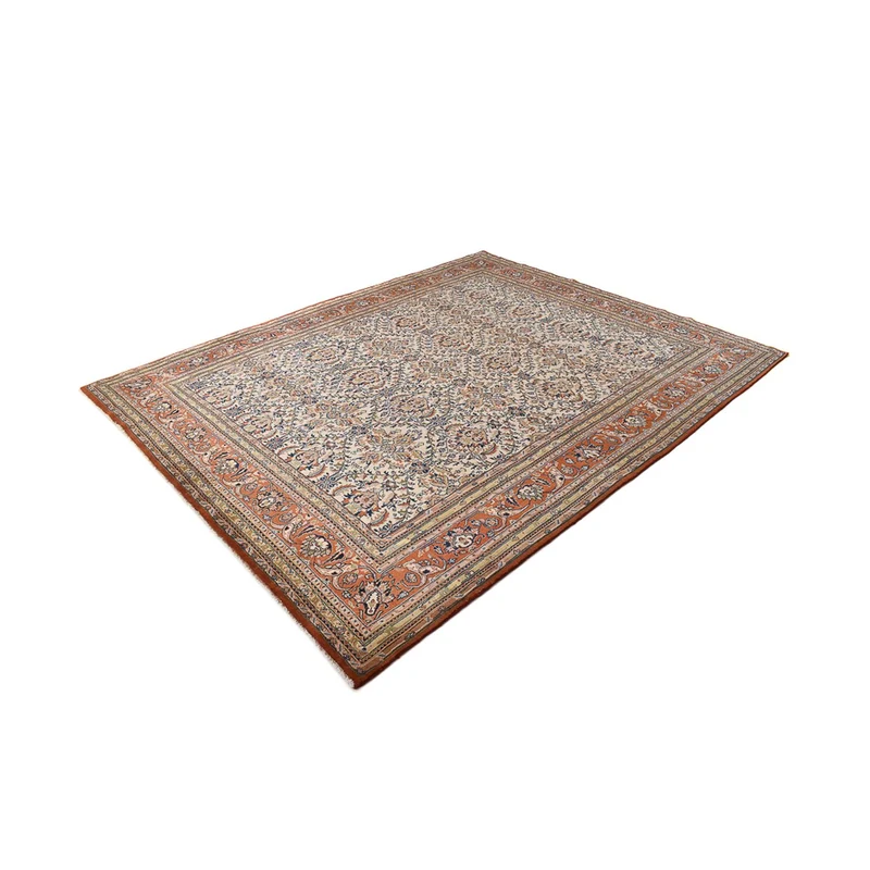 Sarough Teppich 252x317cm - Perserteppich - dunkelbeige