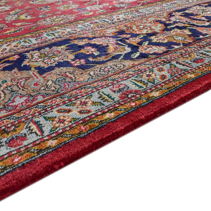 Täbriz - 40 Raj Teppich 307x400cm - Perserteppich - rot