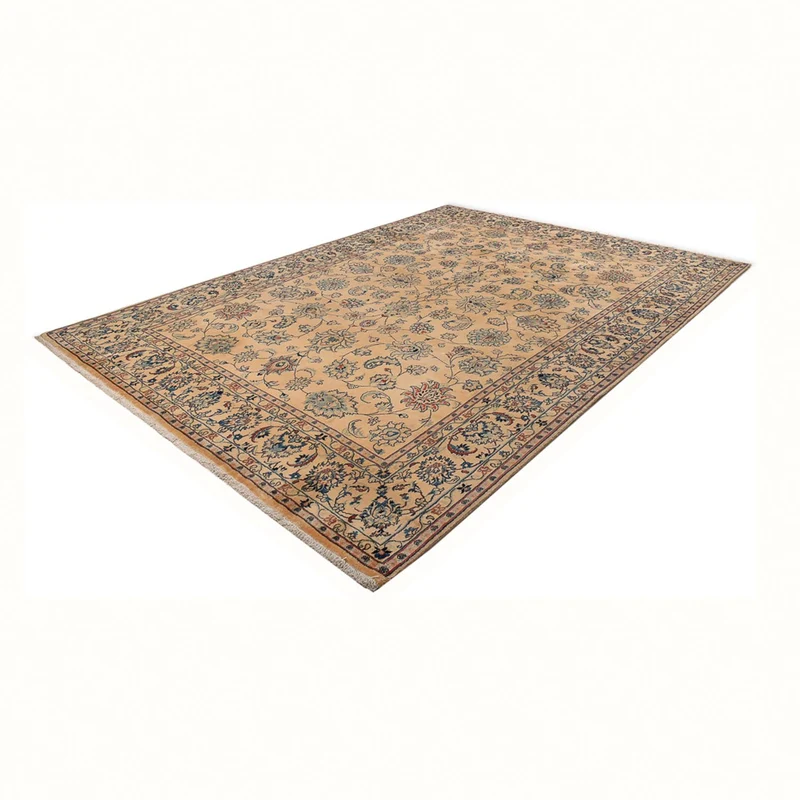 Maschad Teppich 248x346cm - Perserteppich - dunkelbeige