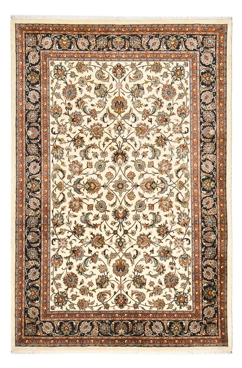 Maschad Teppich 195x291cm - Perserteppich - beige