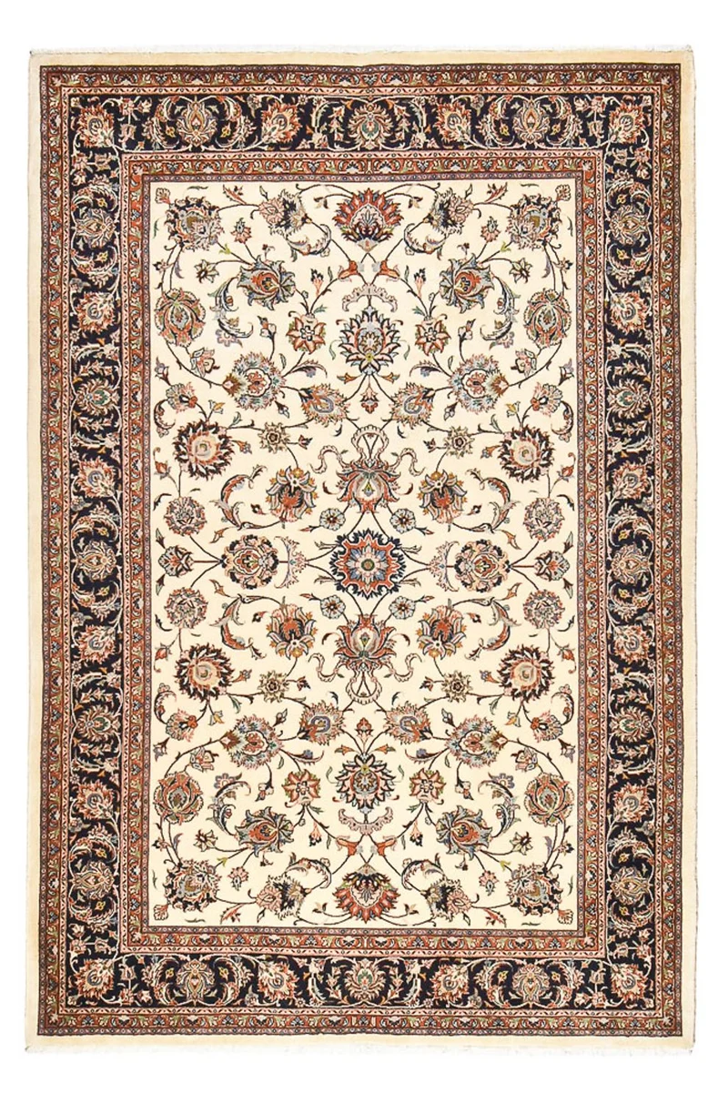 Maschad Teppich 197x295cm - Perserteppich - beige