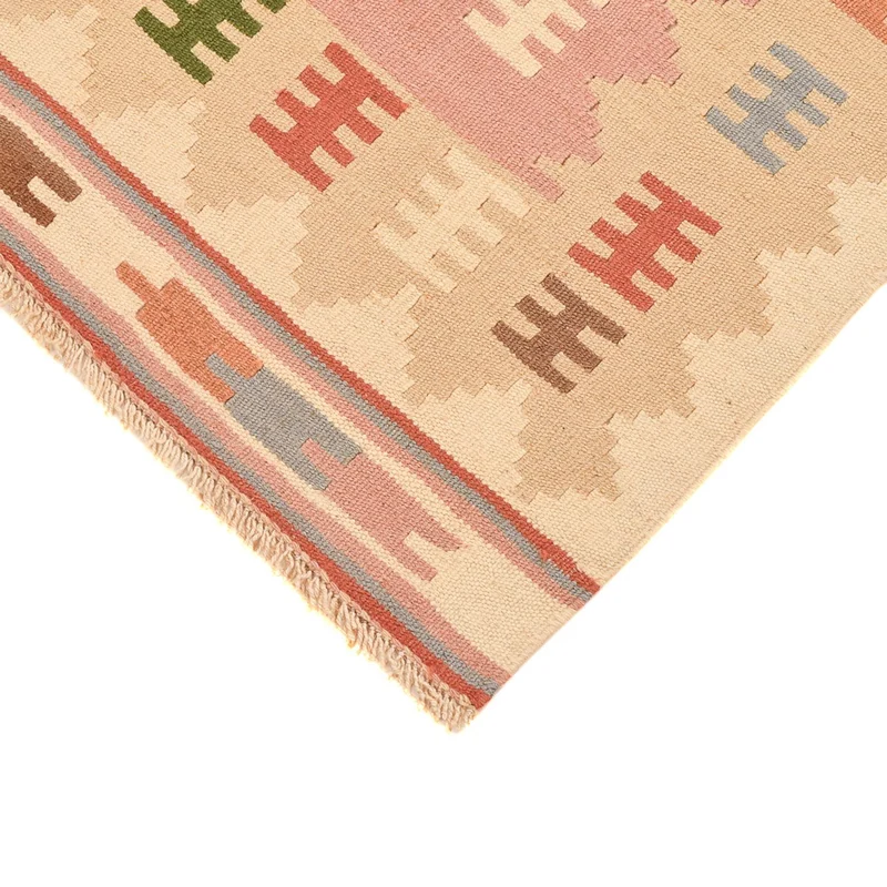 Kelim Fars Teppich 94x150cm - mehrfarbig