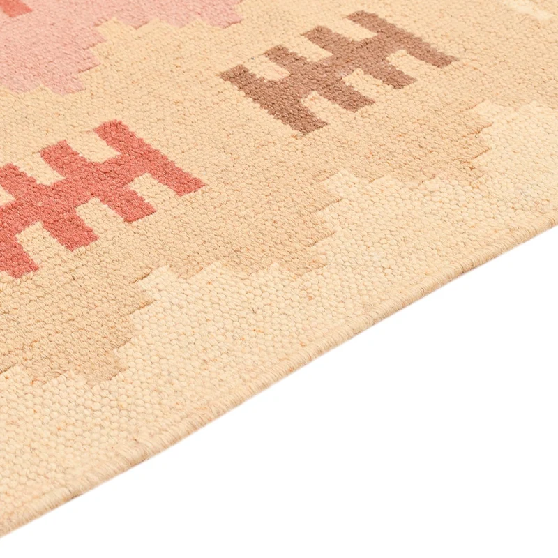 Kelim Fars Teppich 94x150cm - mehrfarbig