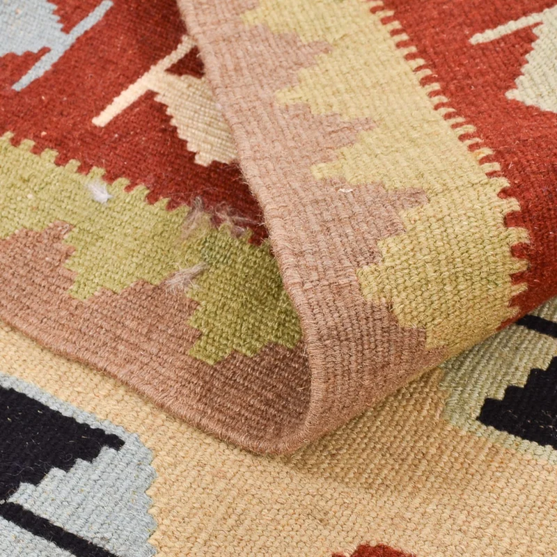 Kelim Fars Teppich 107x152cm - mehrfarbig