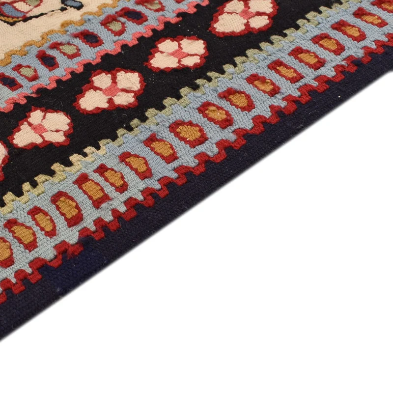 Kelim Fars Teppich 70x125cm - mehrfarbig