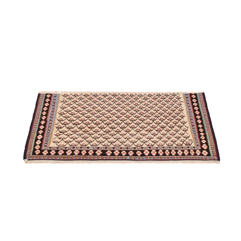 Kelim Fars Teppich 70x125cm - mehrfarbig