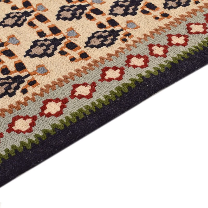 Kelim Fars Teppich 82x85cm - creme