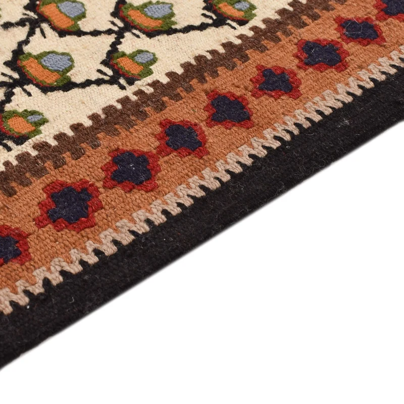 Kelim Fars Teppich 85x88cm - creme