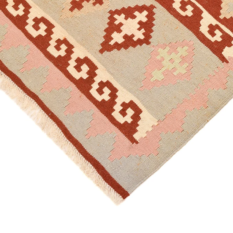 Kelim Fars Teppich 98x137cm - mehrfarbig