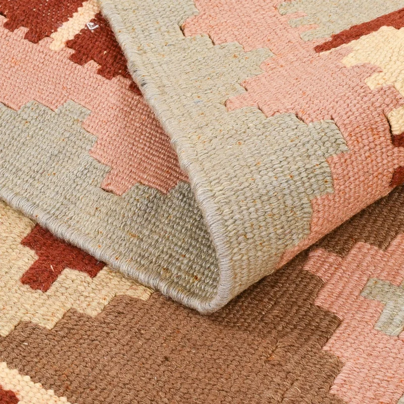 Kelim Fars Teppich 98x137cm - mehrfarbig