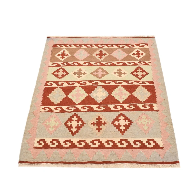 Kelim Fars Teppich 98x137cm - mehrfarbig