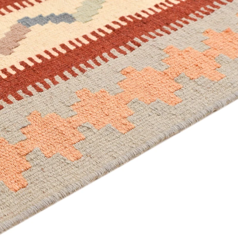 Kelim Fars Teppich 100x140cm - mehrfarbig