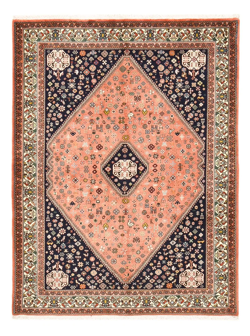 Kaschkuli Teppich 156x208cm - Perserteppich - hellrot