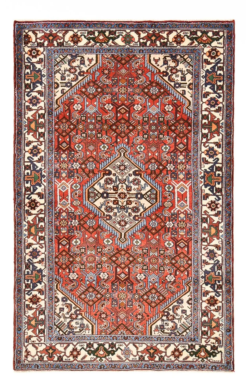 Hamadan Teppich 120x184cm - Perserteppich - mehrfarbig